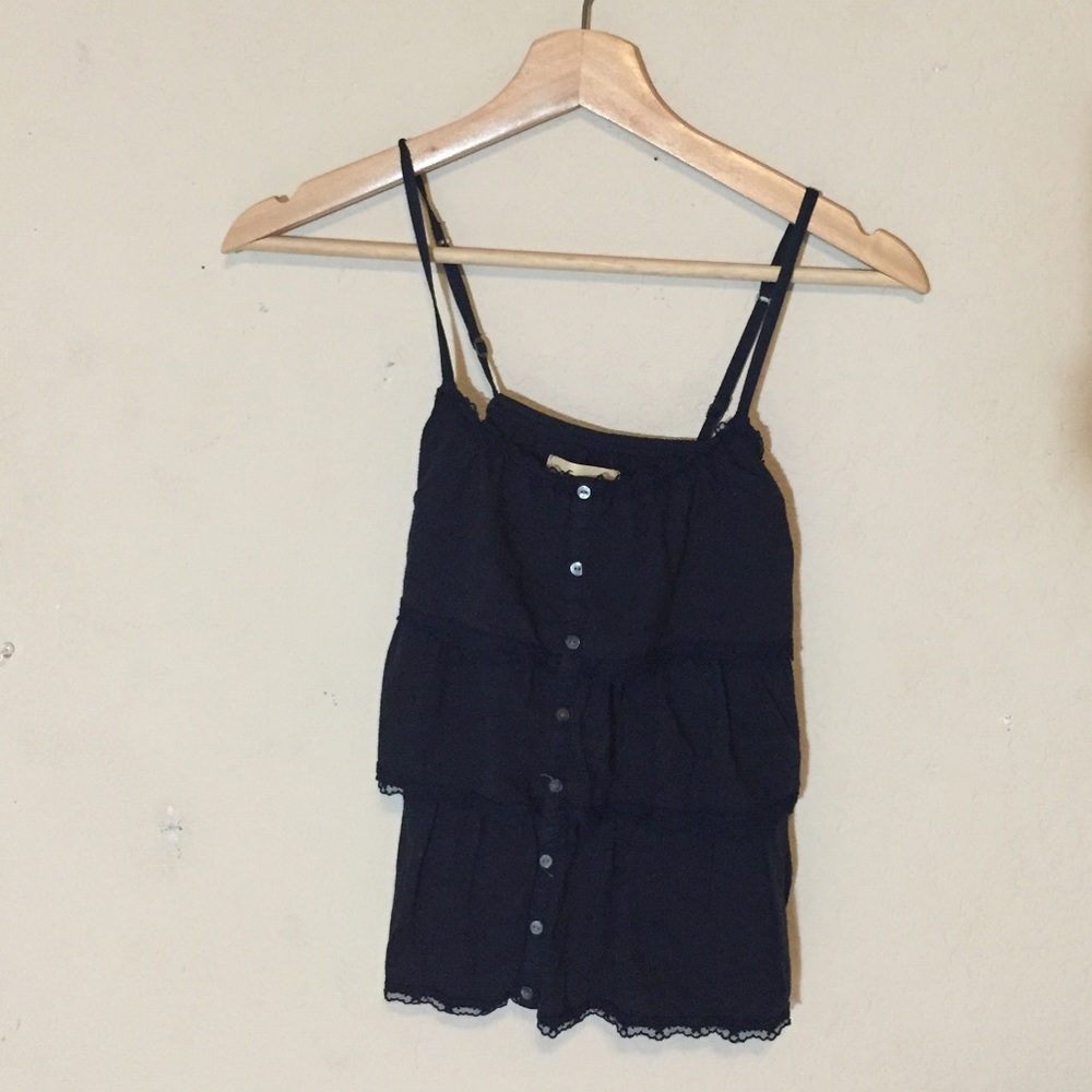Hollister Navy Tank Top